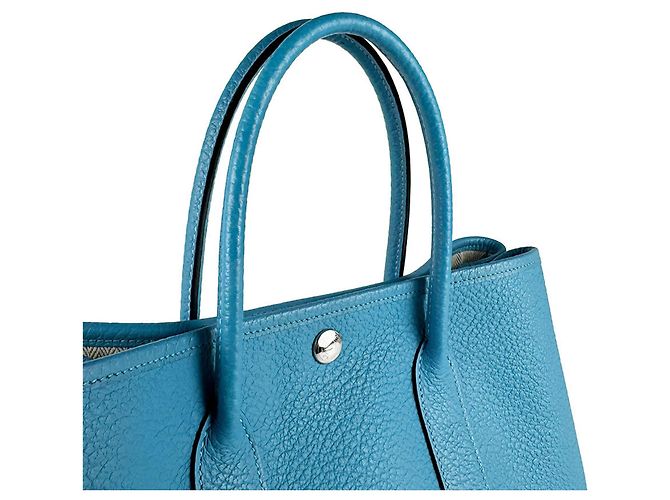 Hermès Borsa Hermes Garden Party TPM 30 Blu - vista 10
