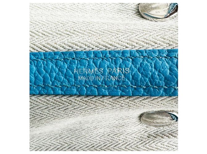 Hermès Borsa Hermes Garden Party TPM 30 Blu - vista 12