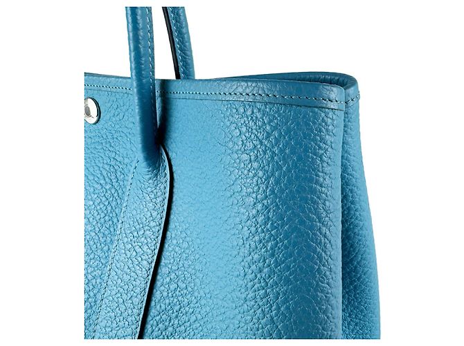 Hermès Borsa Hermes Garden Party TPM 30 Blu - vista 6