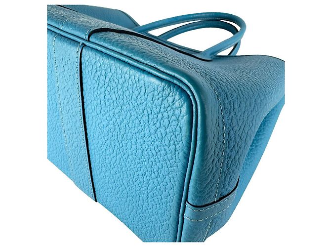 Hermès Borsa Hermes Garden Party TPM 30 Blu - vista 8