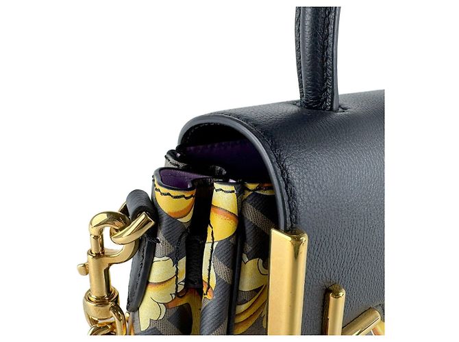 Handtasche/Schultertasche Versace Braun Schwarz Golden - Ansicht 6