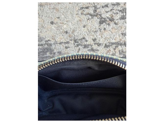 Louis Vuitton Pochette Monogram Denim Blanc Bleu - vue 15