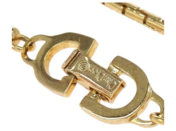 Christian Dior CD Logo Metal Dorado - vista 2