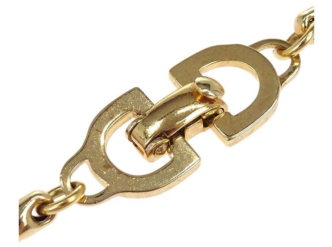Christian Dior CD Logo Metal Dorado - vista 3