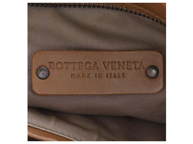 Borsa a tracolla Bottega Veneta Intrecciato Marrone - vista 14