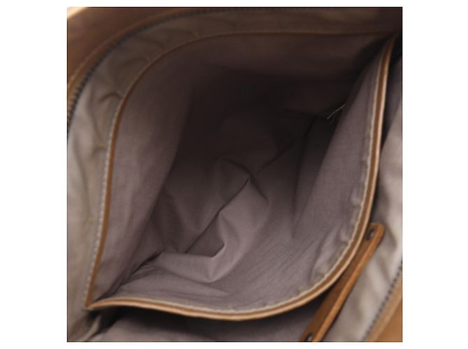 Borsa a tracolla Bottega Veneta Intrecciato Marrone - vista 6