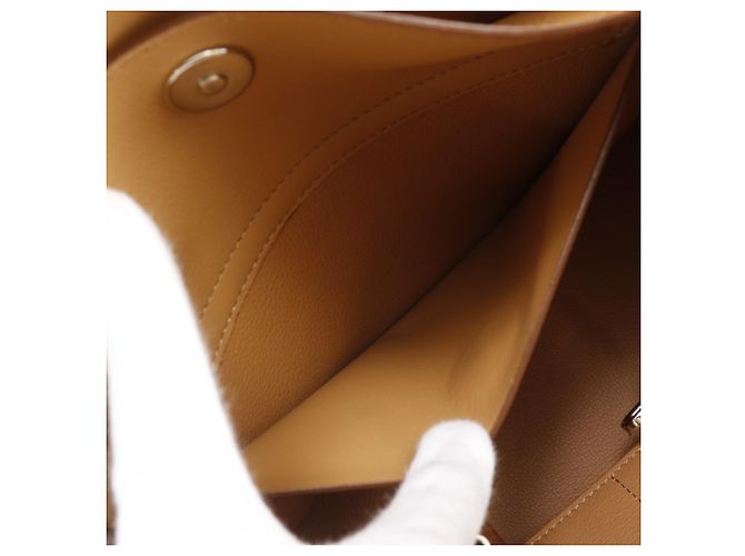 Borsa media Christian Dior Open Bar Beige - vista 7