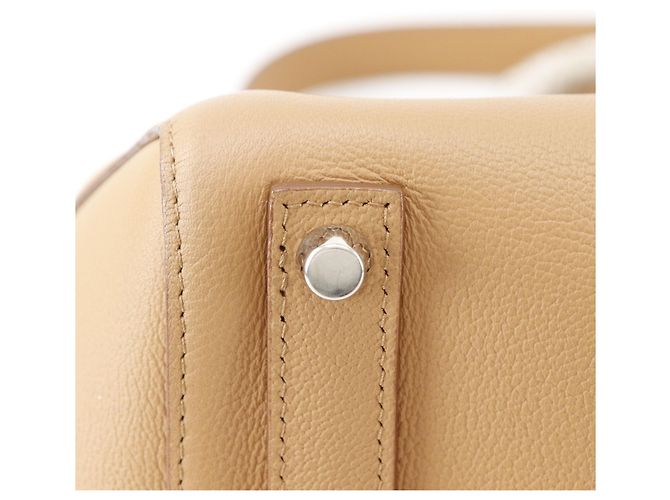 Borsa media Christian Dior Open Bar Beige - vista 9