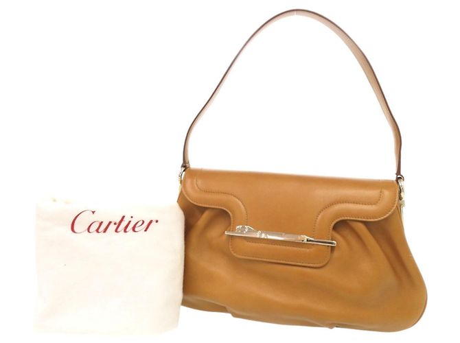 Borsa Cartier Panthère One-Shoulder Cammello - vista 2