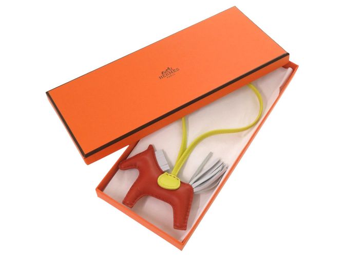 Hermès Hermes Rodeo PM Handbag Charm Blau Golden - Ansicht 2