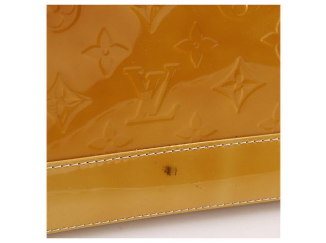 Borsa Louis Vuitton Alma GM in giallo - vista 9