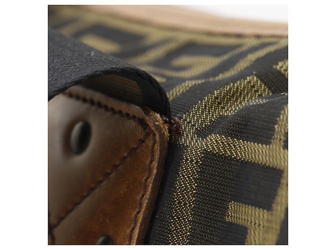 Fendi Zucca Boston Bag Braun - Ansicht 13