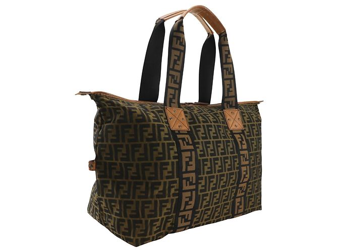 Fendi Zucca Boston Bag Braun - Ansicht 3