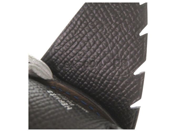 Hermès Hermes Birdy Taschenanhänger Schwarz Blau - Ansicht 5