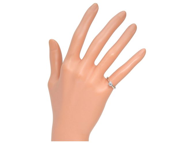 Cartier Solitaire 1895 Ring aus Platin - Ansicht 2