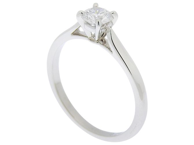 Cartier Solitaire 1895 Ring aus Platin - Ansicht 3