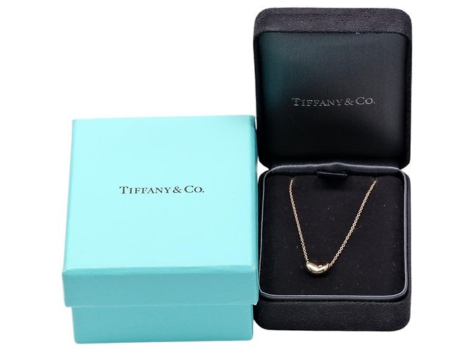 Autre Marque Collana Bean di Tiffany in oro rosa 18K - vista 7
