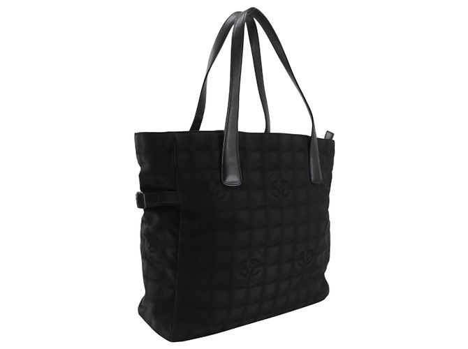 Borsa Tote Chanel New Travel Line Nero - vista 3