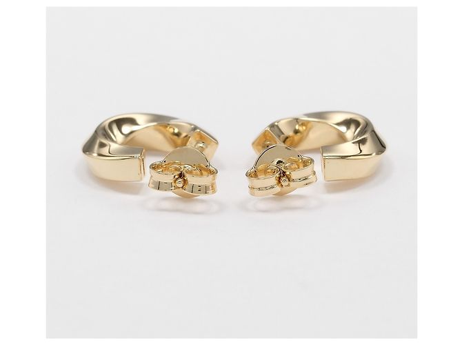 Autre Marque Orecchini a lobo Tiffany & Co. in oro giallo 18K Knife-Edge - vista 3