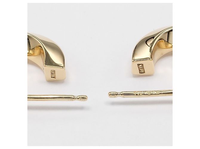 Autre Marque Orecchini a lobo Tiffany & Co. in oro giallo 18K Knife-Edge - vista 6