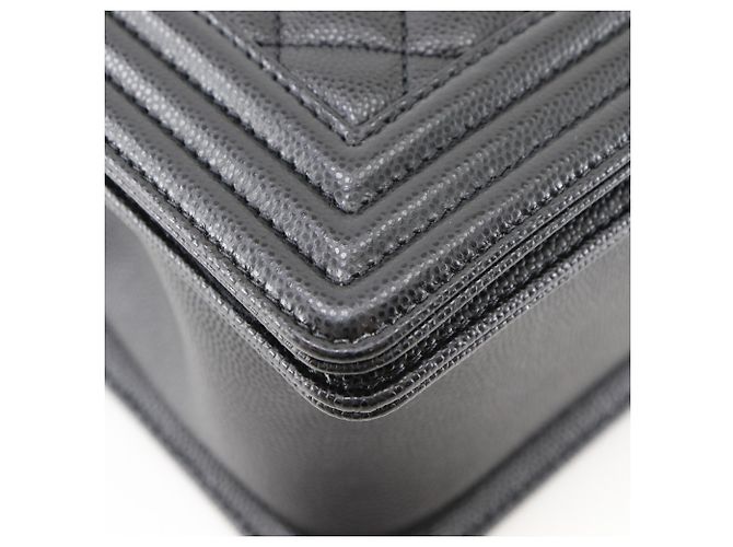 Borsa a tracolla Chanel Boy Nero - vista 4