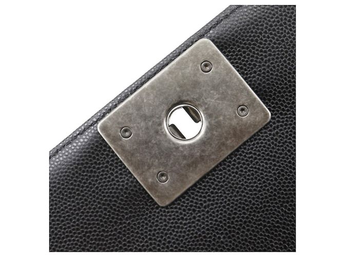 Borsa a tracolla Chanel Boy Nero - vista 7