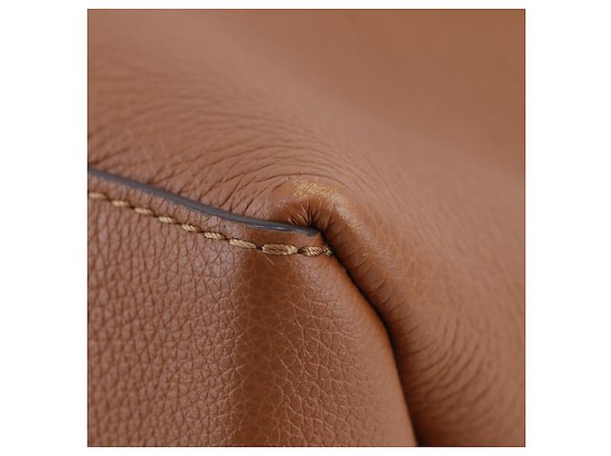 Borsa Tote Louis Vuitton Lockme Shopper Marrone - vista 4