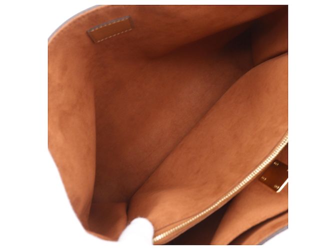 Borsa Tote Louis Vuitton Lockme Shopper Marrone - vista 6