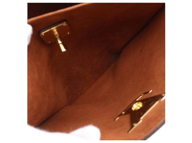 Borsa Tote Louis Vuitton Lockme Shopper Marrone - vista 7