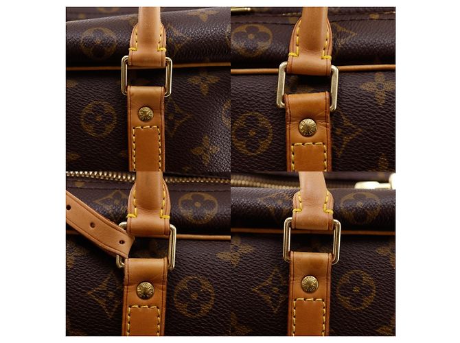 Borsa Boston Louis Vuitton Sirius 50 Marrone - vista 17
