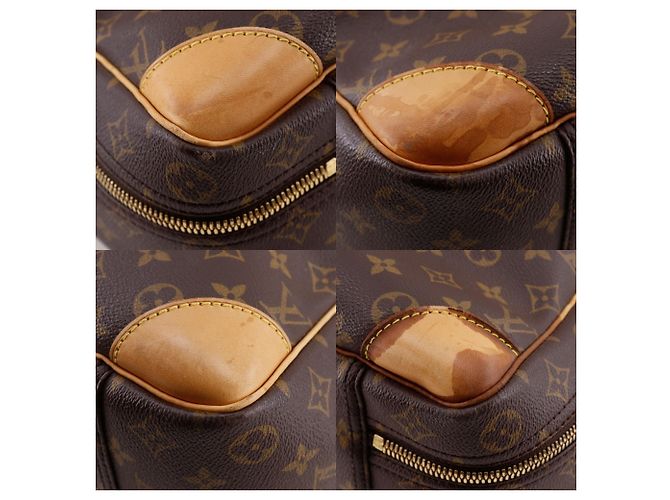 Borsa Boston Louis Vuitton Sirius 50 Marrone - vista 4
