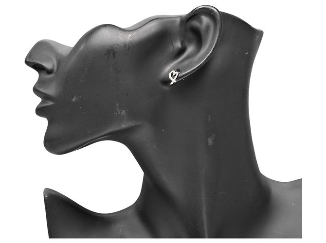 Autre Marque Tiffany & Co. Loving Heart Stud Earrings - view 2