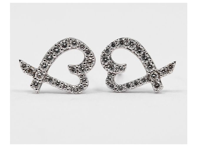 Autre Marque Tiffany & Co. Loving Heart Stud Earrings - view 4