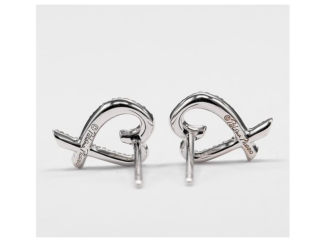 Autre Marque Tiffany & Co. Loving Heart Stud Earrings - view 5