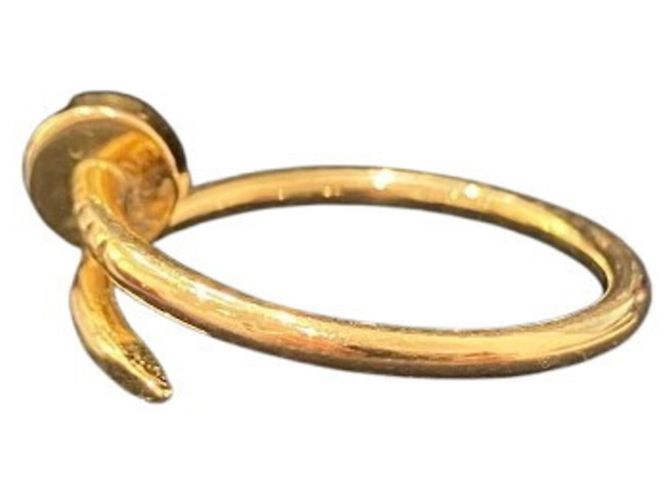 Anello Cartier Juste Band in oro giallo 18K D'oro - vista 2