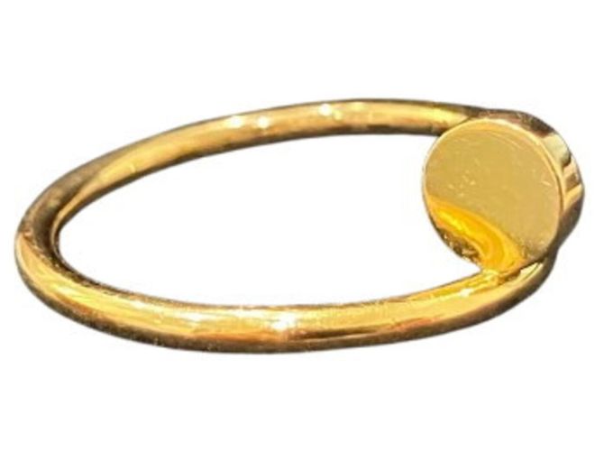 Anello Cartier Juste Band in oro giallo 18K D'oro - vista 4