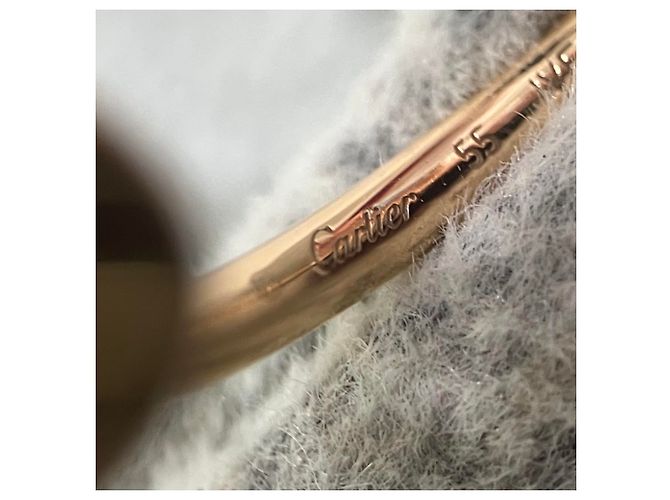 Anello Cartier Juste Band in oro giallo 18K D'oro - vista 5