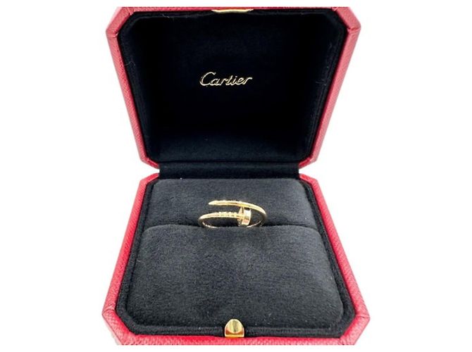 Anello Cartier Juste Band in oro giallo 18K D'oro - vista 7