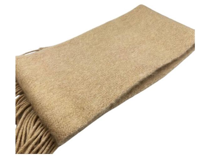 Sciarpa Miu Miu in mohair beige - vista 4