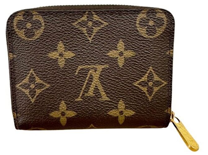 Porte-monnaie Zippy Monogram Louis Vuitton Marron - vue 2