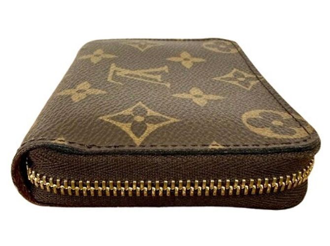 Porte-monnaie Zippy Monogram Louis Vuitton Marron - vue 3