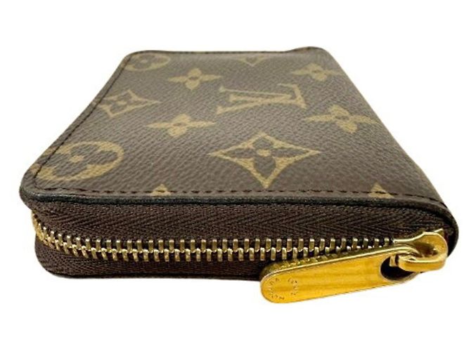 Porte-monnaie Zippy Monogram Louis Vuitton Marron - vue 4