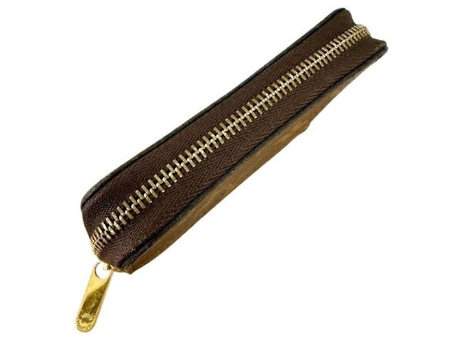 Porte-monnaie Zippy Monogram Louis Vuitton Marron - vue 6