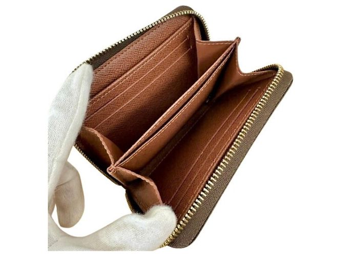 Porte-monnaie Zippy Monogram Louis Vuitton Marron - vue 7