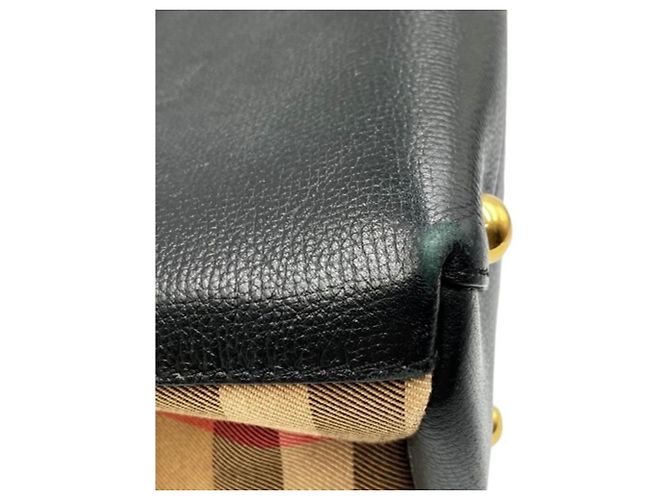 Borsa a mano Burberry Banner Bag Medium in nero - vista 11