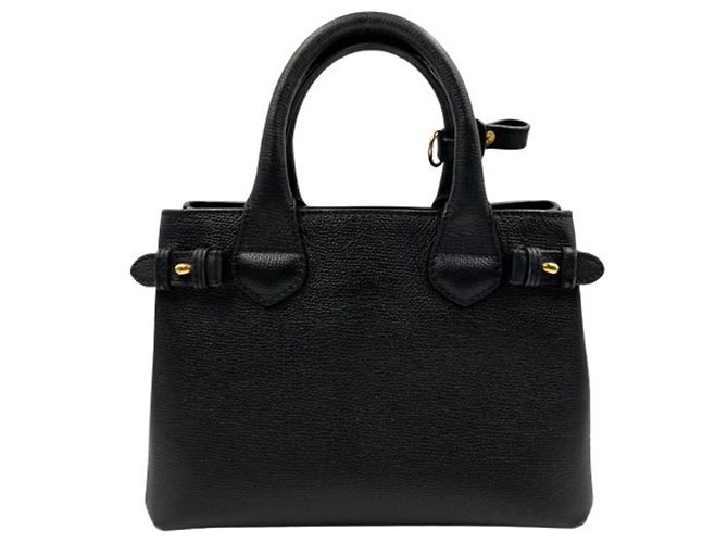 Borsa a mano Burberry Banner Bag Medium in nero - vista 3