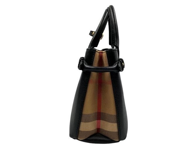 Borsa a mano Burberry Banner Bag Medium in nero - vista 4