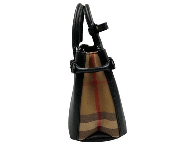 Borsa a mano Burberry Banner Bag Medium in nero - vista 5
