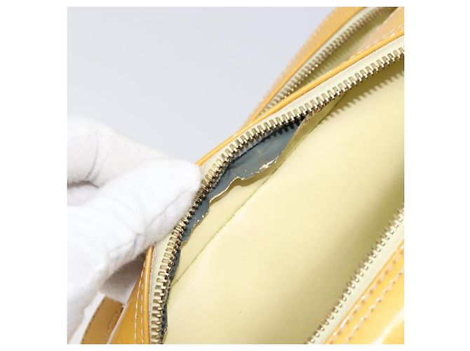 LOUIS VUITTON Monogram Vernis Marley Backpack Yellow M91040 LV Auth hk4072 Gelb - Ansicht 11