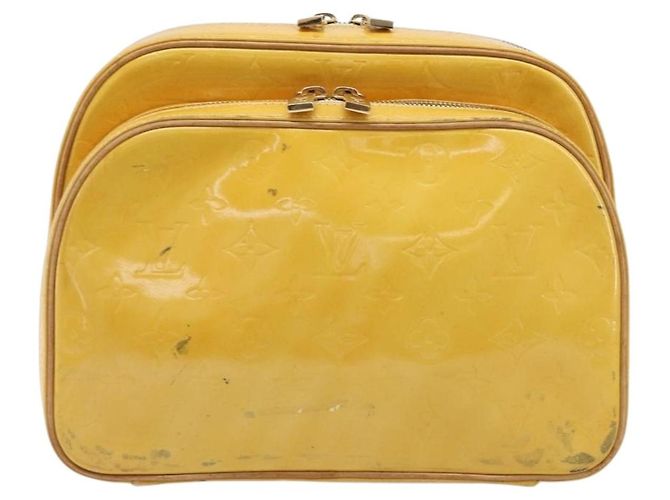LOUIS VUITTON Monogram Vernis Marley Backpack Yellow M91040 LV Auth hk4072 Gelb - Ansicht 13